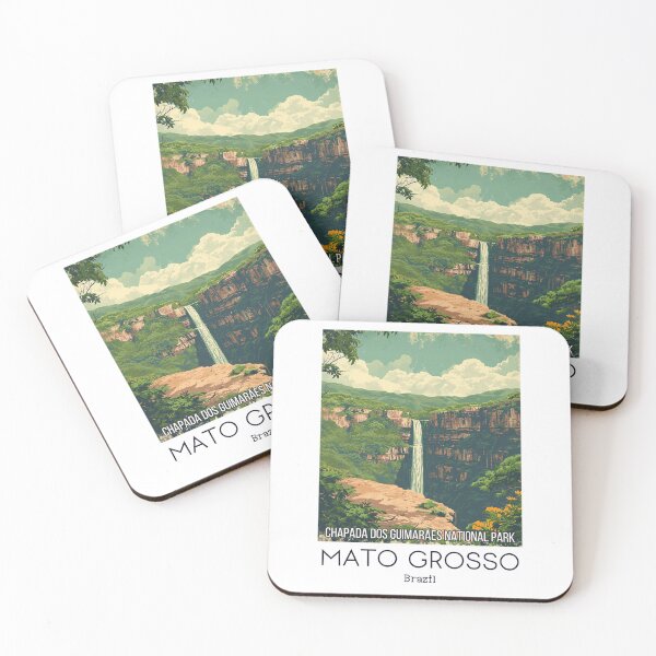 Item preview, A Vintage Travel Illustration of Chapada dos Guimarães National Park - Mato Grosso -  Brazil designed and sold by GoodOldVintage.