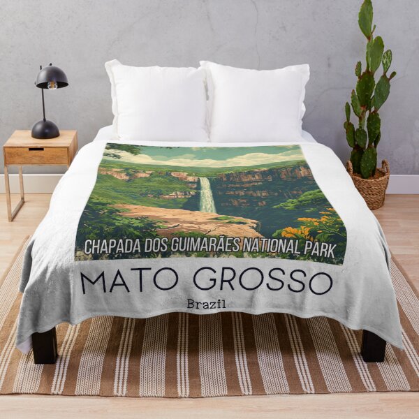 Item preview, A Vintage Travel Illustration of Chapada dos Guimarães National Park - Mato Grosso - Brazil designed and sold by GoodOldVintage.