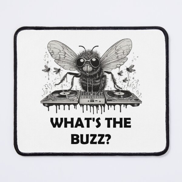 Item preview, DJ Dope Fly What's The Buzz designed and sold by retromodgod.