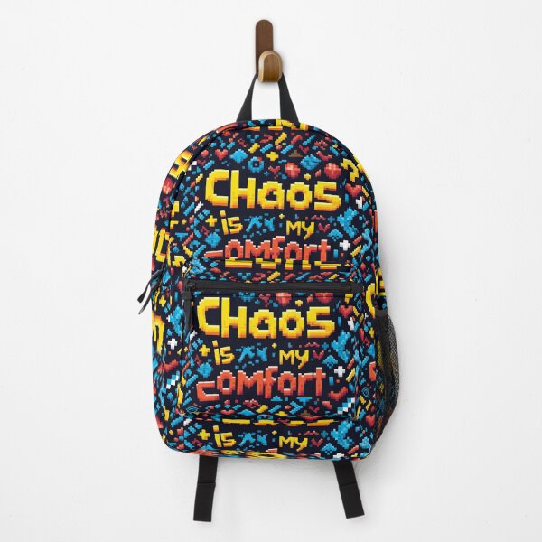 Item preview, Chaos Is My Comfort Zone Retro Gaming 8bit Minimalist designed and sold by PrintShangri-La.