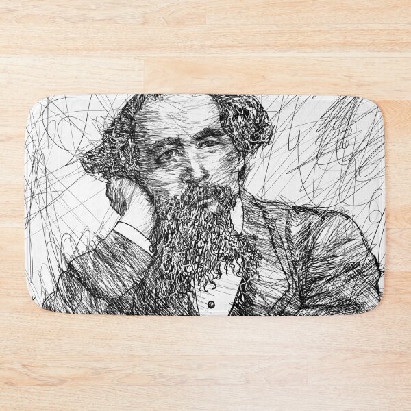 Item preview, CHARLES DICKENS - ink portrait .6 designed and sold by lautir.