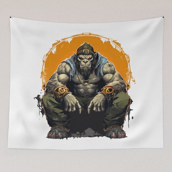 Item preview, Orcish Gangster Kingpin designed and sold by GruumchsGoods.