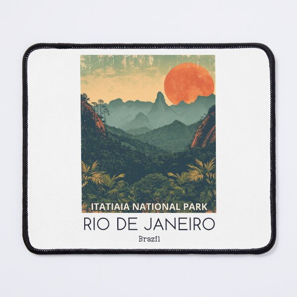Item preview, A Vintage Travel Illustration of Itatiaia National Park - Rio de Janeiro -  Brazil designed and sold by GoodOldVintage.