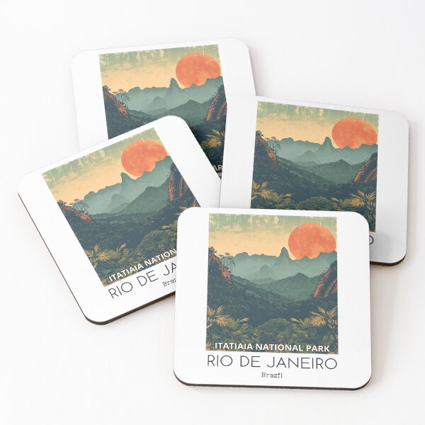 Item preview, A Vintage Travel Illustration of Itatiaia National Park - Rio de Janeiro -  Brazil designed and sold by GoodOldVintage.