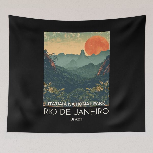 Item preview, A Vintage Travel Illustration of Itatiaia National Park - Rio de Janeiro -  Brazil designed and sold by GoodOldVintage.