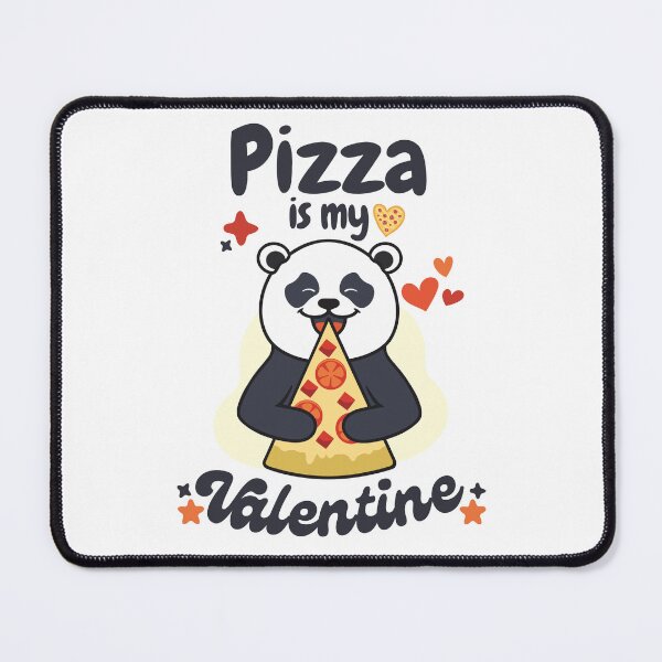 Item preview, kawaii panda | pizza is my valentine designed and sold by DrMerlin.