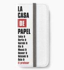 Money Heist iPhone Wallet/Case/Skin