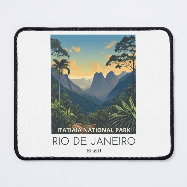 Item preview, A Vintage Travel Illustration of Itatiaia National Park - Rio de Janeiro -  Brazil designed and sold by GoodOldVintage.
