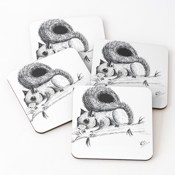 Item preview, Brazilian squirrel made in India ink designed and sold by karincristinebr.
