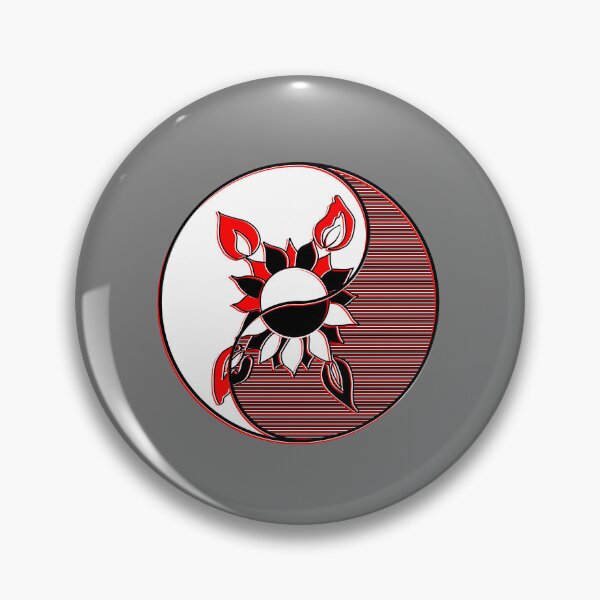 Item preview, yin yang balance harmony design eastern philosophy flower designed and sold by 4rpixs.
