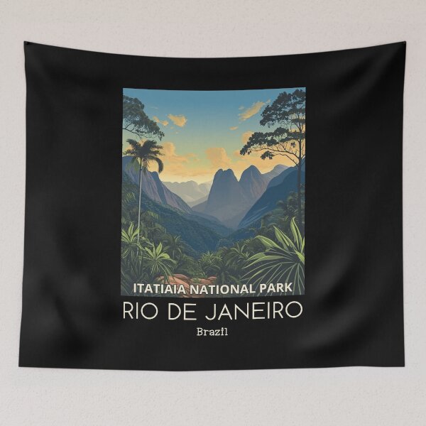 Item preview, A Vintage Travel Illustration of Itatiaia National Park - Rio de Janeiro -  Brazil designed and sold by GoodOldVintage.