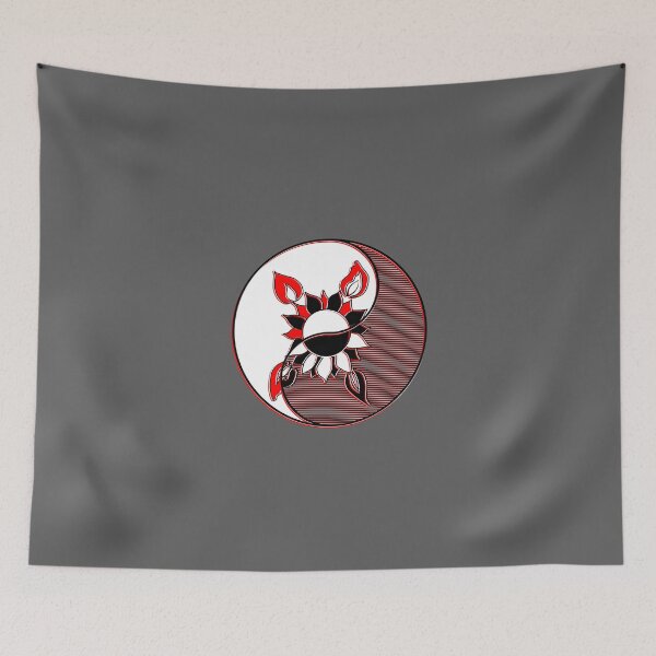Item preview, yin yang balance harmony design eastern philosophy flower designed and sold by 4rpixs.