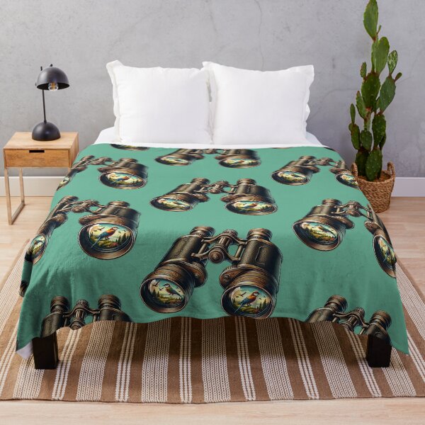 Item preview, Vintage Bird Watching Binoculars Illustration designed and sold by Unitepeople.