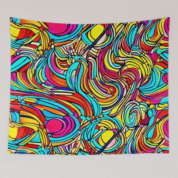 Item preview, Colorful Pattern Unleashed: Creative Design Inspirations designed and sold by Health And Fitness Posts e-Store.