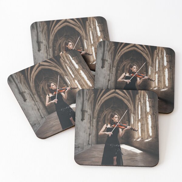 Item preview, Beautiful violinist In the castle designed and sold by LTI-Stickers.