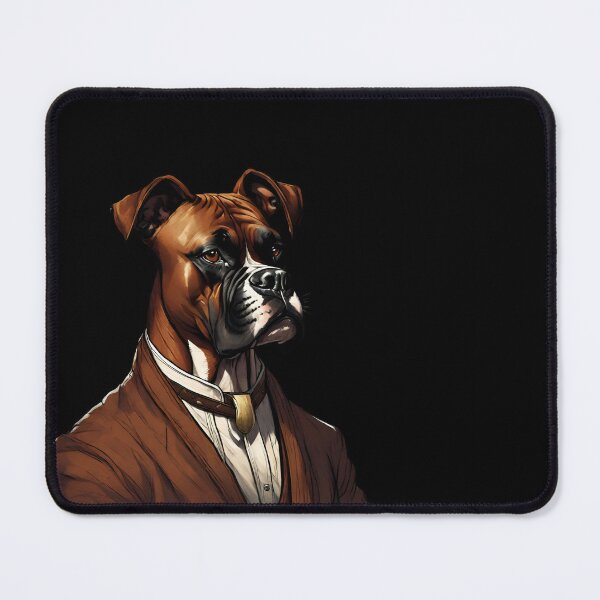 Item preview, Boxer Portrait Art designed and sold by ChicTrendz.