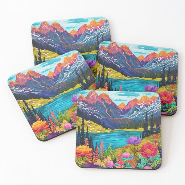 Item preview, Alpine Serenity: A Vivid Floral Valley designed and sold by Plant-shop.