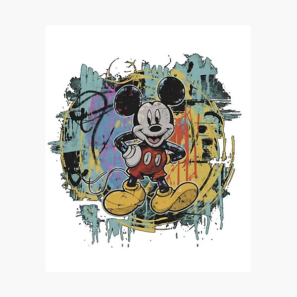 Artikelvorschau, Mickey-Graffity-Kunst entworfen und verkauft von Mlodytrabi.