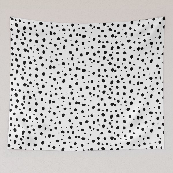 Item preview, Random Black Dots on white designed and sold by Ilze Lucero.