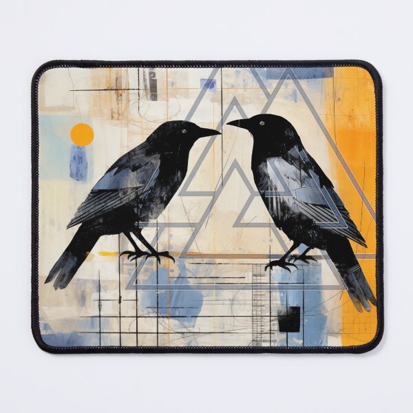 Item preview, two ravens Huginn i Muninn designed and sold by EtnoBlend.