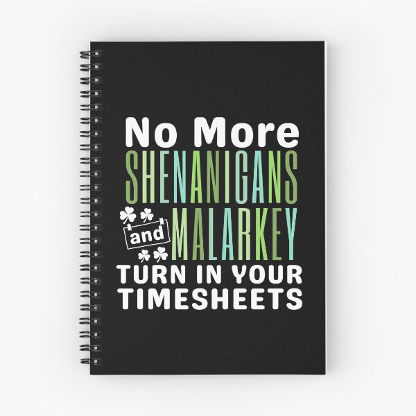 Item preview, St Patricks Day Human Resources Payroll Turn In Timesheets designed and sold by SunfullyYours.