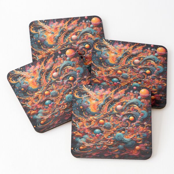 Item preview, Celestial Fusion Abstract Masterpiece designed and sold by WAUZ.