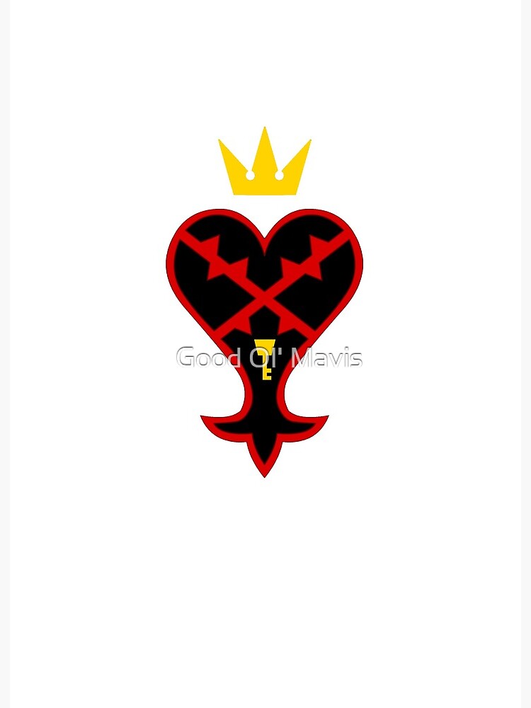 Kingdom Hearts Heartless Symbol | Art Board Print