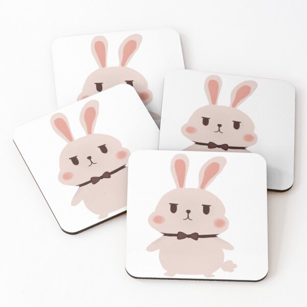 Item preview, Rabbit with bow designed and sold by CleverCrafteuse.