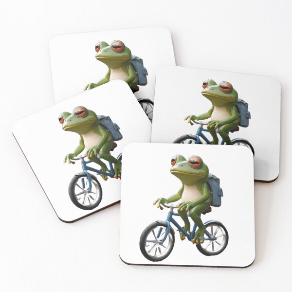 Item preview, Adventure Cyclist Frog designed and sold by r105.