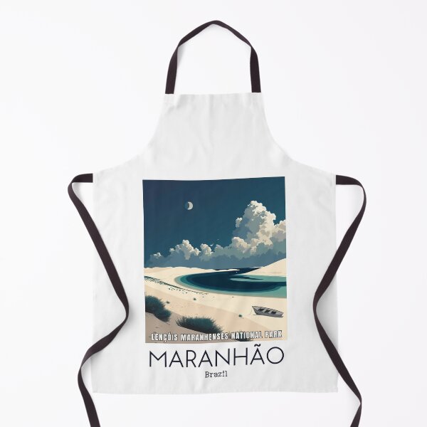 Item preview, A Vintage Travel Illustration of Lençóis Maranhenses National Park - Maranhão - Brazil designed and sold by GoodOldVintage.