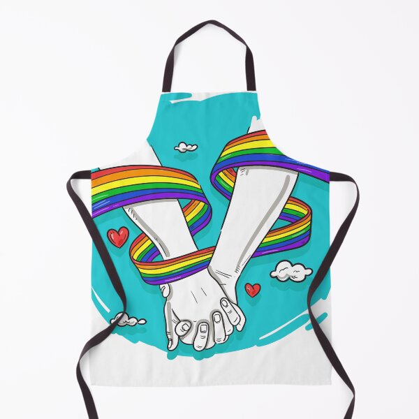 Item preview, Uniting Souls: Valentine's Day with Held Hands and Colorful Lines designed and sold by FiveQuarter.