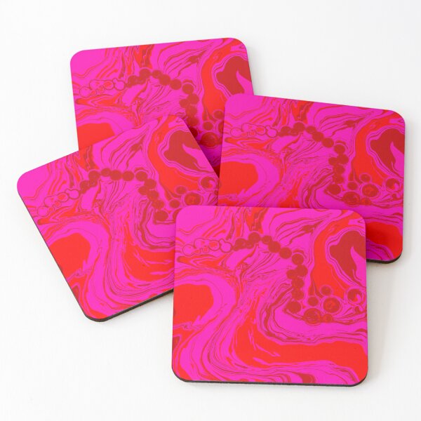 Artikelvorschau, Liquid art in rot und pink entworfen und verkauft von Art-for-Life24.