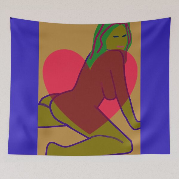 Item preview, Erotic art, female nude line drawing. designed and sold by pulchritude560.