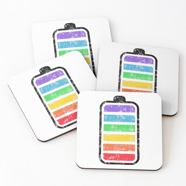 Item preview, Colorful full battery charge designed and sold by Szkicerka.
