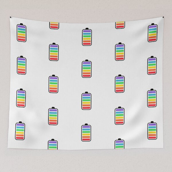 Item preview, Colorful full battery charge designed and sold by Szkicerka.