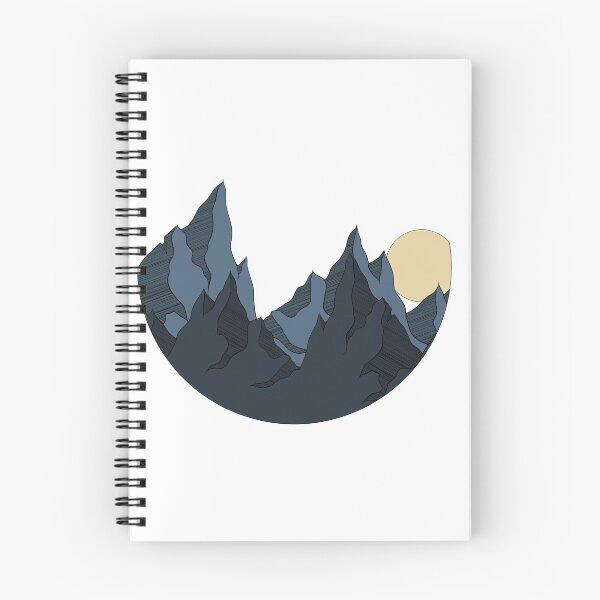 Item preview, Cute cartoon mountain landscape designed and sold by Harleysworkbook.