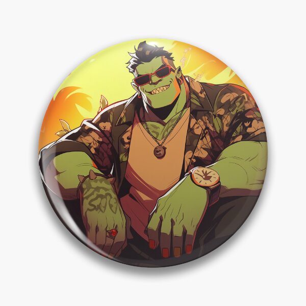 Item preview, Orcish Bloom Boss: Leading with a Smile and Flowers designed and sold by GruumchsGoods.