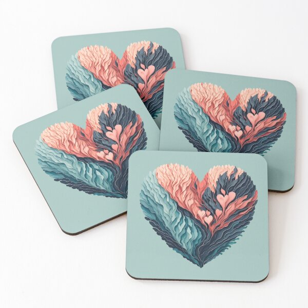 Item preview, Cute Sea Hearts designed and sold by Digiheart.