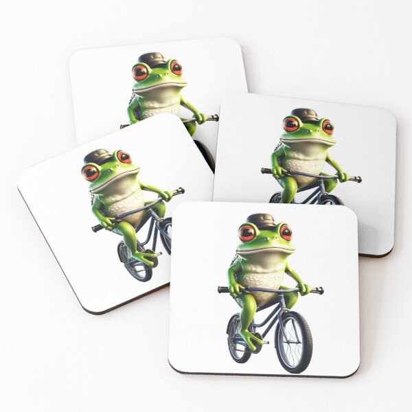 Item preview, Adventure Cyclist Frog designed and sold by r105.