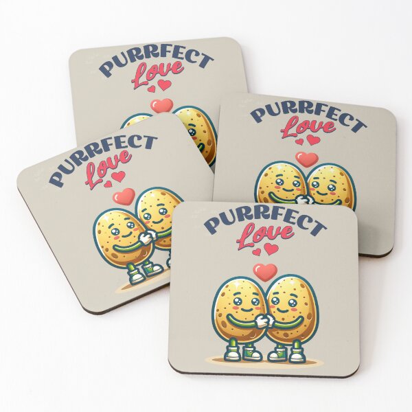 Item preview, Purrfect Love -  Potato king - Potato eater - Potato life designed and sold by JansenGS.