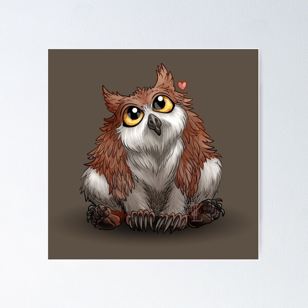 Item preview, Adorable Owlbear Cub designed and sold by ArtbyAnyse.