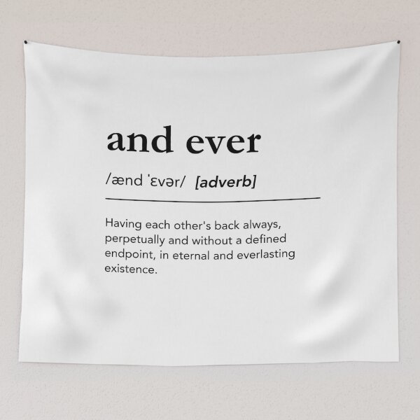 Item preview, Forever and ever definition, I love you quotes, valentines day gift ideas designed and sold by lagunaklein.