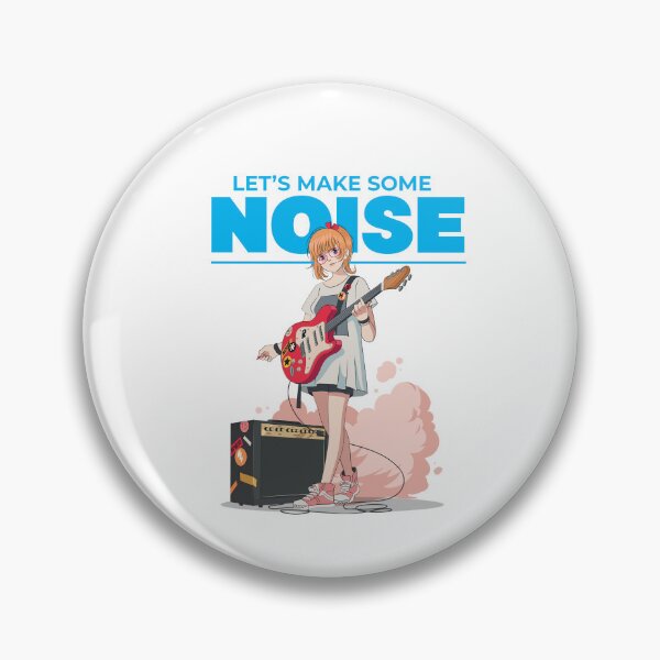 Item preview, Let's Make Some Noise ~ Anime Girl Guitar Player designed and sold by Wilcox PhotoArt.