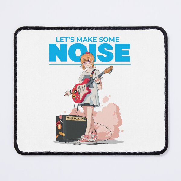 Item preview, Let's Make Some Noise ~ Anime Girl Guitar Player designed and sold by Wilcox PhotoArt.