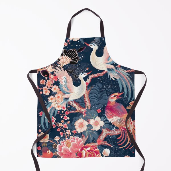 Item preview, A floral abstract - Japanese inspired. designed and sold by DesignVistaHub.