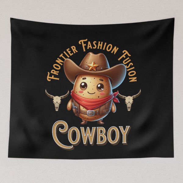 Item preview, Cowboy frontier - Potato king - Potato eater - Potato life designed and sold by JansenGS.