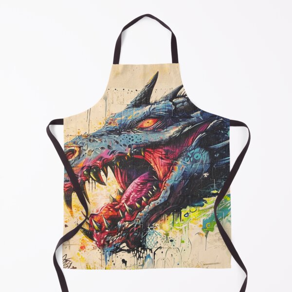 Item preview, Fierce Dragon Face designed and sold by JojoArtEvo.