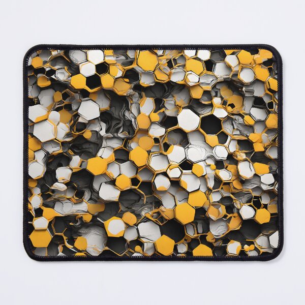 Item preview, Honeycomb Harmony Abstract Shirt designed and sold by WAUZ.