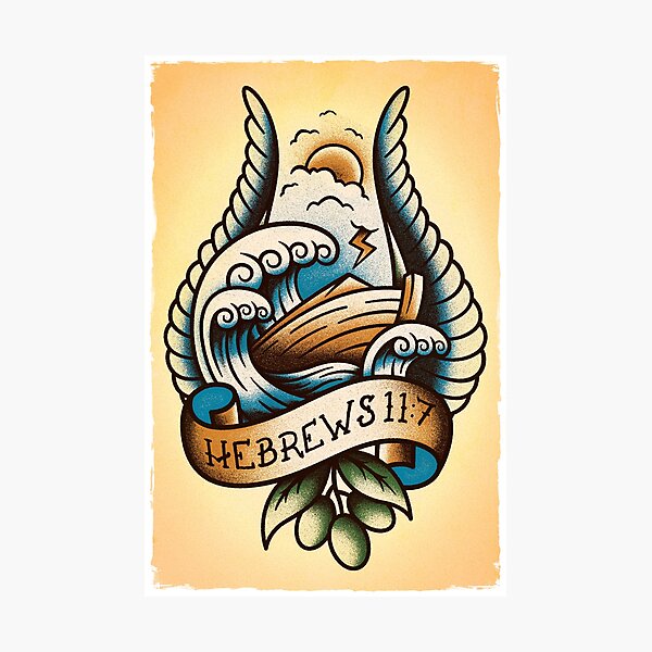 Item preview, Noahs Ark Tattoo designed and sold by -ArtForSoul-.
