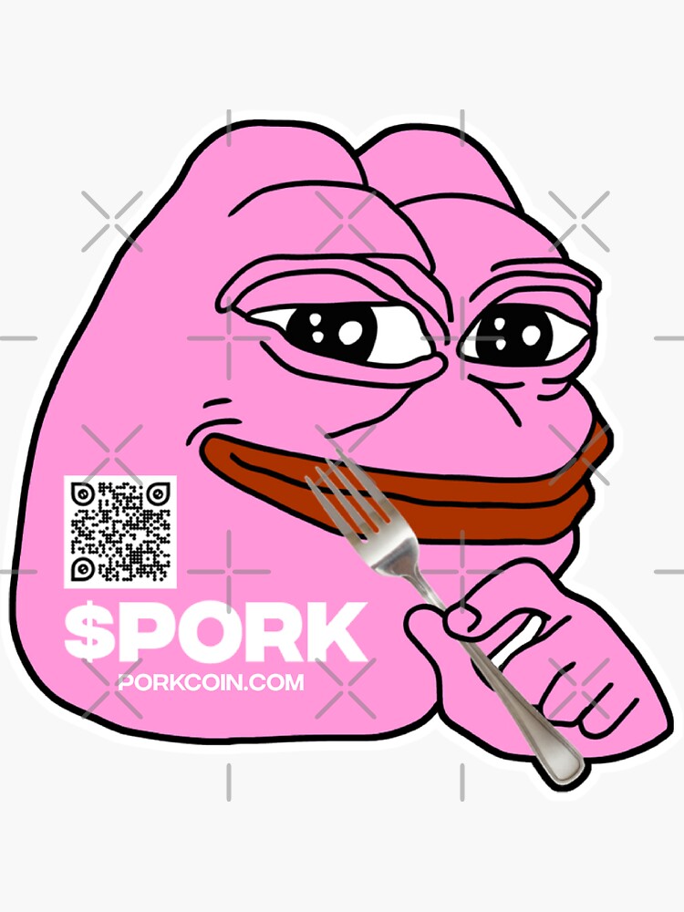 PORK coin Sticker